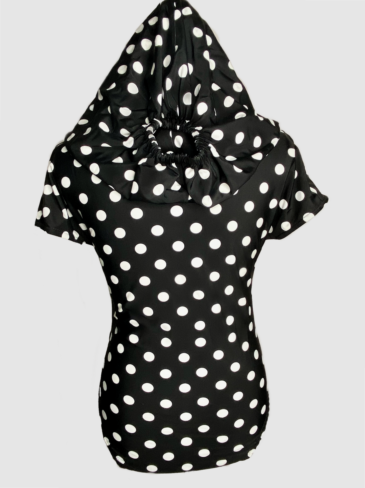 Women's Gathered Polka Dot Bodysuit